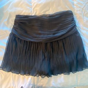 Zara Black Ruched Skort
